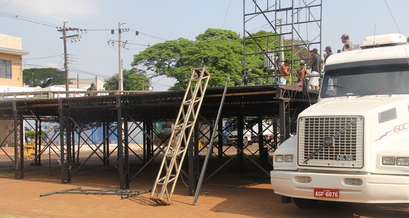 Maior festa popular de Sarandi começa a ser montada 